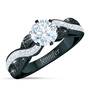 Midnight Elegance Personalized Diamonisse Ring 5798 008 8 1