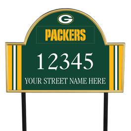The Packers Jersey Personalized Address Plaque 5463 036 3 1
