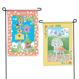 Year of Cheer Garden Flags 6547 0015 b June