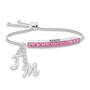 Personalized Birthstone Bolo Bracelet--A-A, Personalized Birthstone Bolo Bracelet 1864 002 9 10