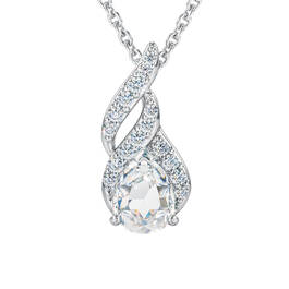Genuine Birthstone Diamond Pendant 11573 0012 d april