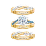 I Still Do Birthstone Ring Set 6740 0010 b separate