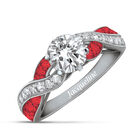 Birthstone Swirl Personalized Ring 10115 0019 g july