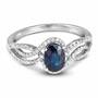 Sapphire Serenade 14kt Gold & Diamond Ring, Sapphire Serenade 14kt Gold Diamond Ring 6169 001 2 2