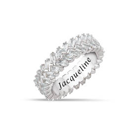 Divine Brillance Personalized Ring and Cross Pendant Set 12154 0017 c ring