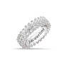 Divine Brillance Personalized Ring and Cross Pendant Set 12154 0017 c ring