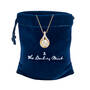 Love's Embrace Pearl & Diamond Necklace, Loves Embrace Pearl Diamond Necklace 10126 0016 g gift pouch