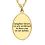 My Daughter in law We are so blessed Diamond Pendant 1484 0060 c back