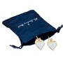 Diamond Heart Earrings 5238 0227 g gift pouch