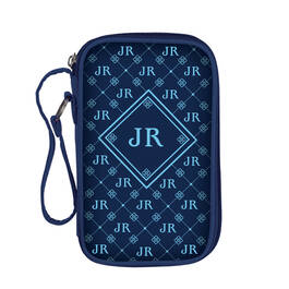 Personalized Wristlet Set 1979 0054 d blue