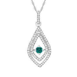 Blue Lagoon 14kt White Gold Diamond Pendant 11859 0017 a main