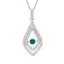 Blue Lagoon 14kt White Gold Diamond Pendant 11859 0017 a main