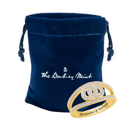 Personalized The Love of a Lifetime Marriage Symbol Ring 12077 0011 g gift pouch