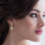 Golden Glow 18 Carat Drop Earrings 12156 0015 m model