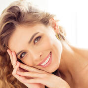 The Sparkling Summer Hoop Earrings, Holiday Hoops Collection 11828 0205 m model
