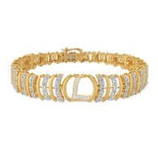 Personalized Diamond Initial Bracelet 10763 0014 a main