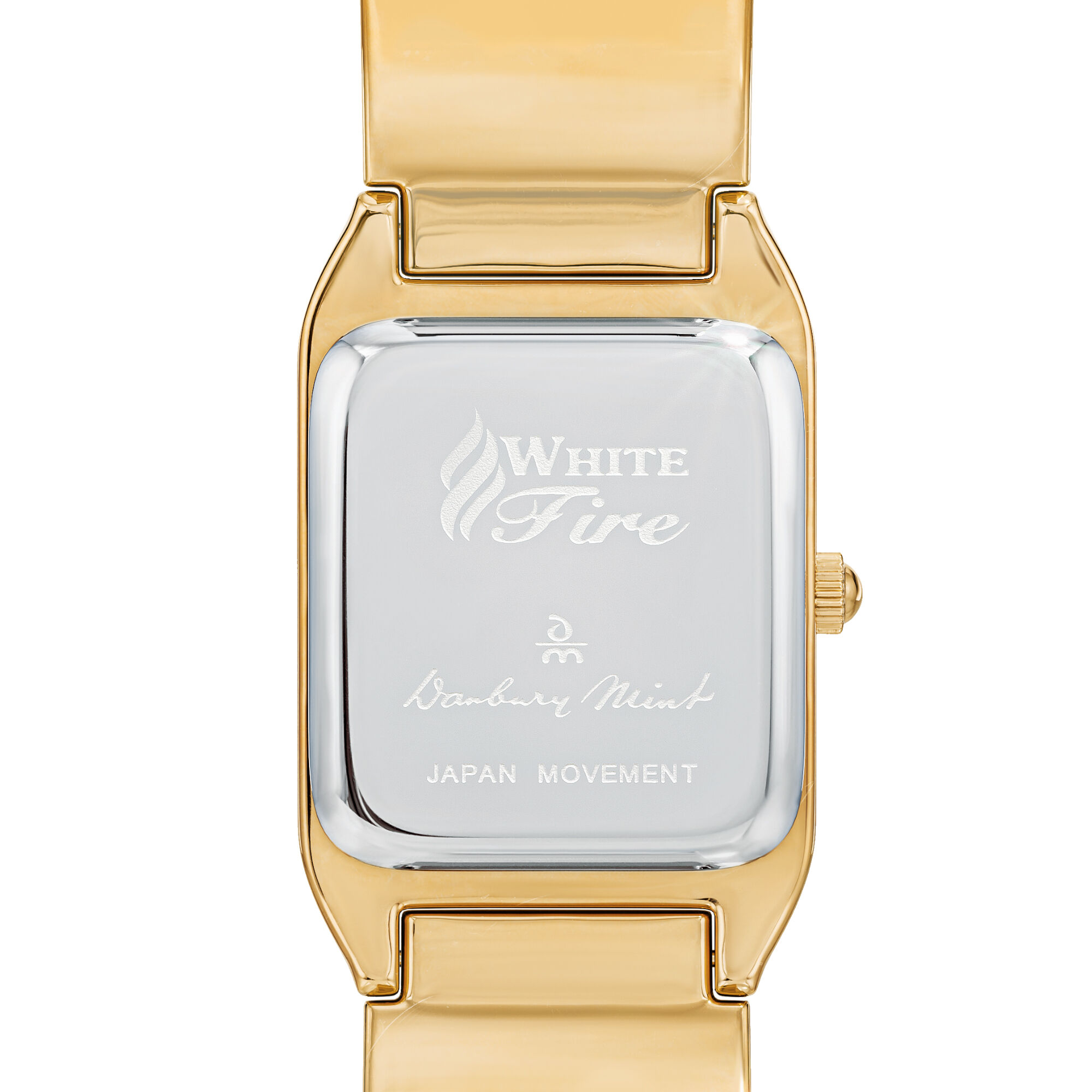Personalized Womens White Fire Watch 10299 0017 c back