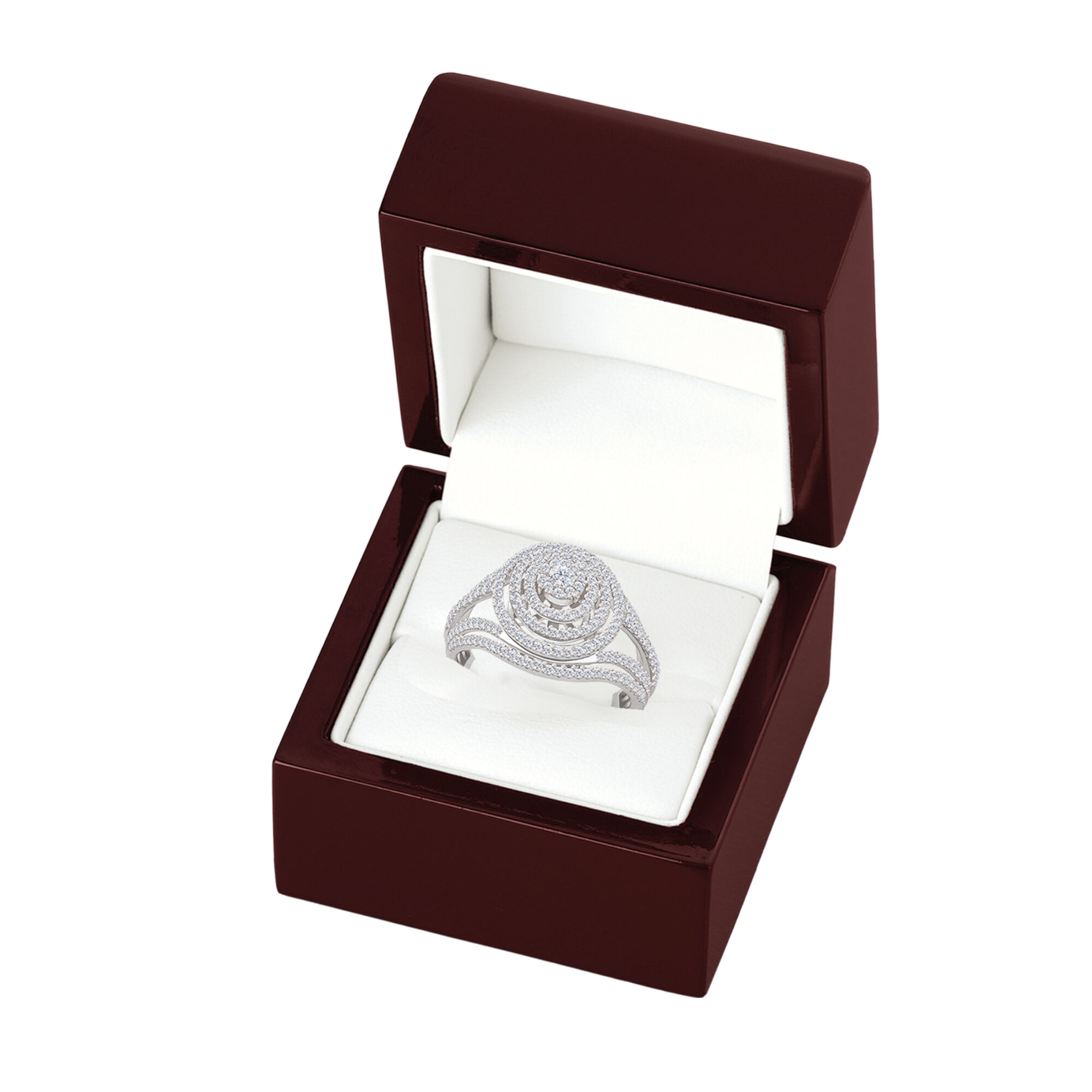 Brilliance Diamond Cocktail Ring 6535 0019 g gift box