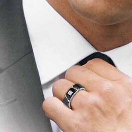 Black Ice Spinner Ring 2432 001 2 5