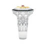 The Good Crusade Ruby Black Diamond Ring 10410 0011 c side view