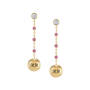 Birthstone Drop Earrings, Birthstone Drop Earrings 12040 0015 j october