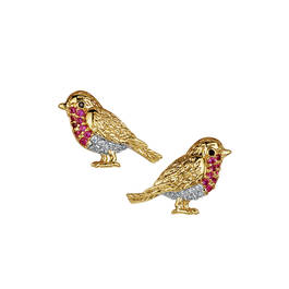 Golden Robin with FREE Matching Earrings 11797 0012 c earring