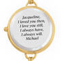 I Love You Dozen Roses Diamond Watch, Dozen Roses Diamond Watch Personalized I Love You 11264 0016 b back
