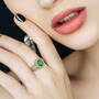 Genuine 1-Carat Emerald Ring, Genuine 1 Carat Emerald Ring 12434 0019 m model