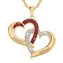 Together Always Interlocked Hearts Pendant 2192 002 0 1