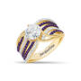 Personalized Winding Way Birthstone Ring 11761 0014 b february