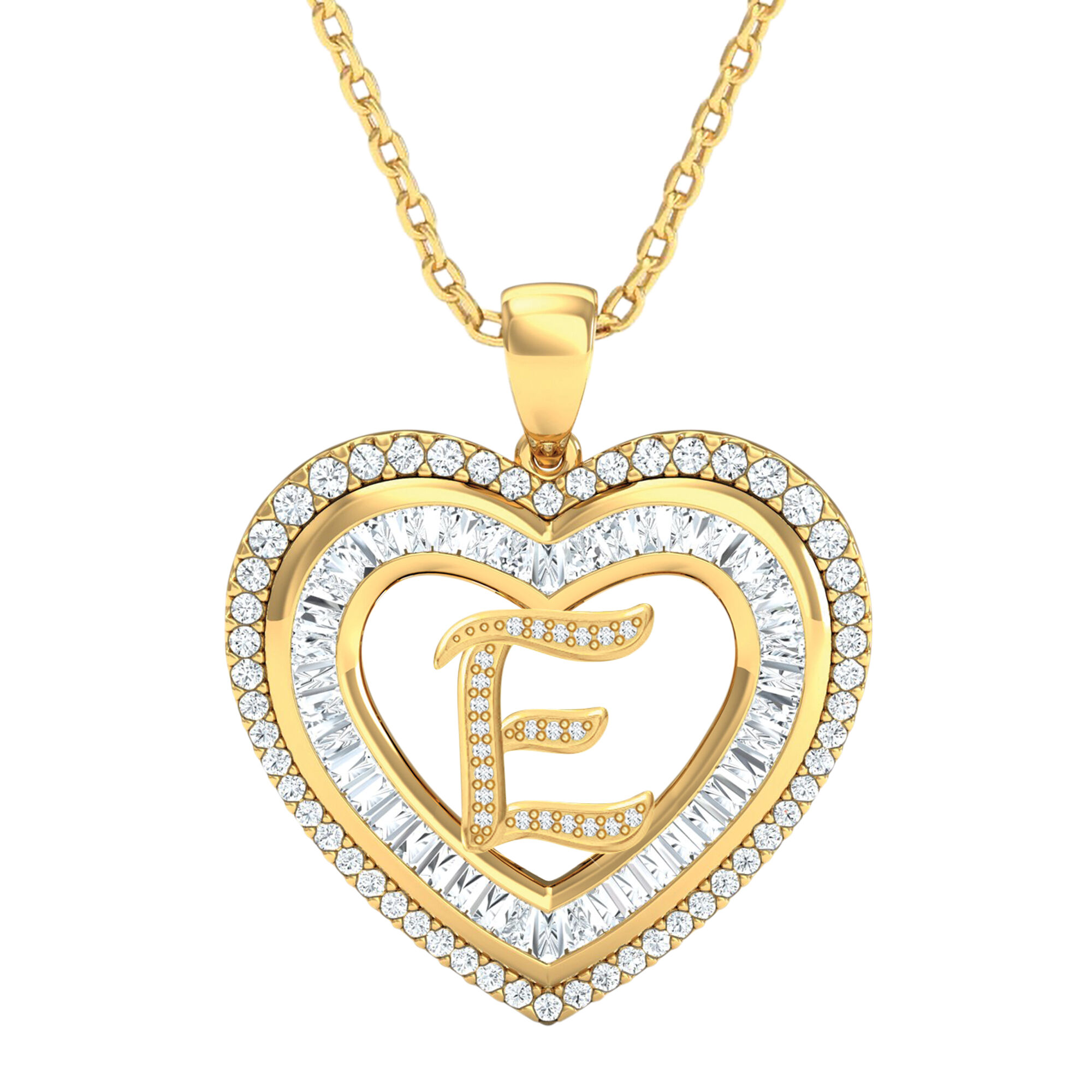 Initial Heart Pendant 10383 0014 e pendant