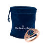 Personalized Azurite & Copper Harmony Ring, Personalized Azurite & Copper Harmony Ring 12305 0015 g giftpouch