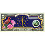 State Bird and Flower Enhanced $2 Bill Collection 11346 0018 a Indiana