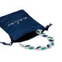 The Blue Wave Crystal Bracelet 11846 0013 m gift pouch