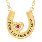 Granddaughter Luck  Love Ruby and Diamond Necklace 2507 001 2 2