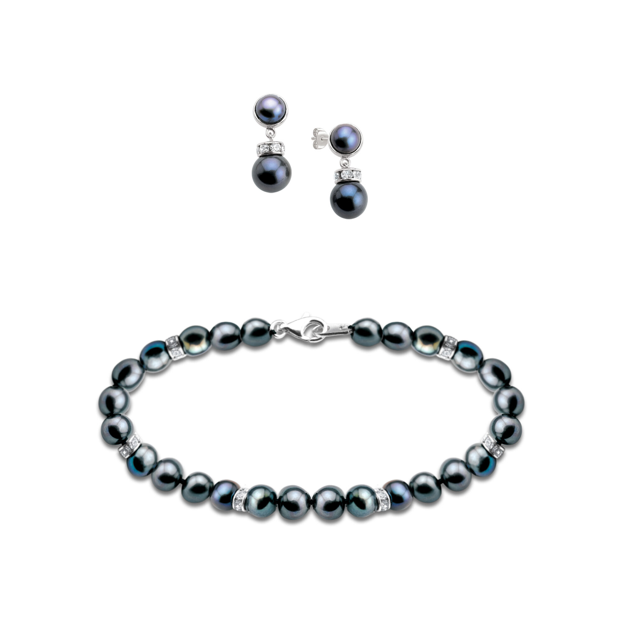 Midnight Spell Bracelet and Earrings Set 1333 0378 a main