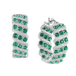 Birthstone Hoop Earrings 6003 0020 e may