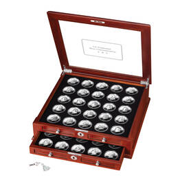 US Presidential Silver Commemoratives 9154 0088 b display