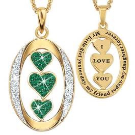 My Daughter I Love You Diamond Pendant 1136 001 3 5