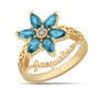 Personalized Birthstone Bloom Ring 10871 0013 c march