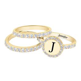 Stackable Initial Ring Set 1412 001 8 3