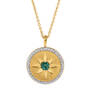 Genuine Birthstone & Diamond Star Pendant, Birthstone & Diamond Star Pendant 12370 0015 f may