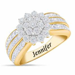 Personalized Birthstone Radiance Ring 5687 003 3 4