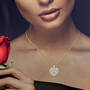 The Golden Kiss Heart Pendant with FREE Matching Earrings 10684 0010 m model