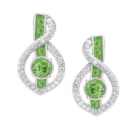 Birthstone Wave Earrings 2202 0069 h august