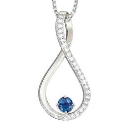 The Birthstone  Diamond Infinity Pendant 5200 001 5 9
