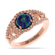 Personalized Azurite & Copper Harmony Ring 12305 0015 a main