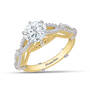 Personalized Golden Glamour Ring 10754 0015 a main