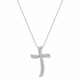 Diamond Divinity 14kt Gold Cross Pendant 6146 001 0 2