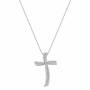 Diamond Divinity 14kt Gold Cross Pendant, Diamond Divinity 14kt Gold Cross Pendant 6146 001 0 2